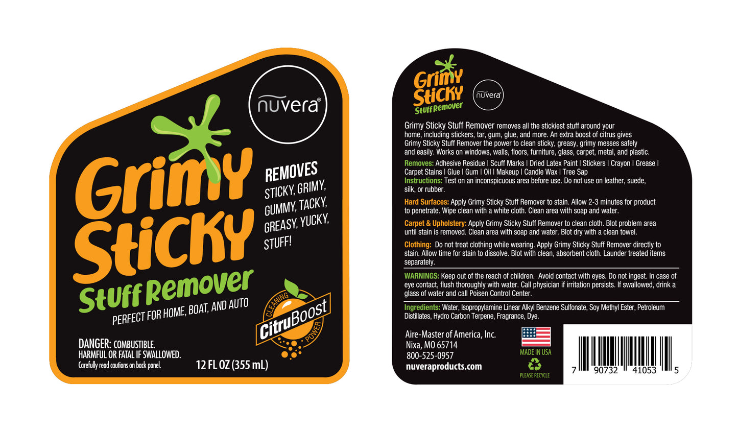 Grimy Sticky Stuff Remover