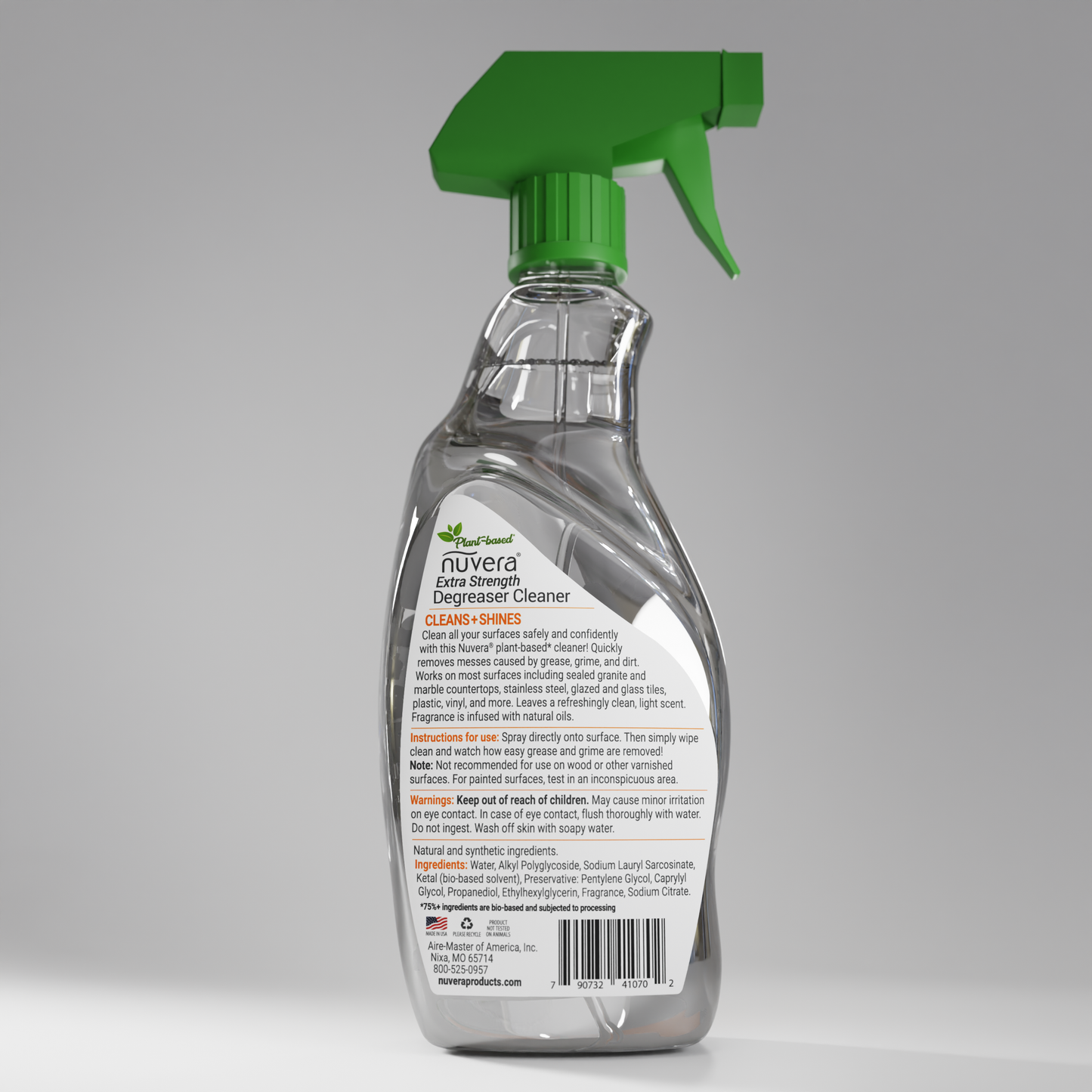 Plant Based Degreaser Cleaner