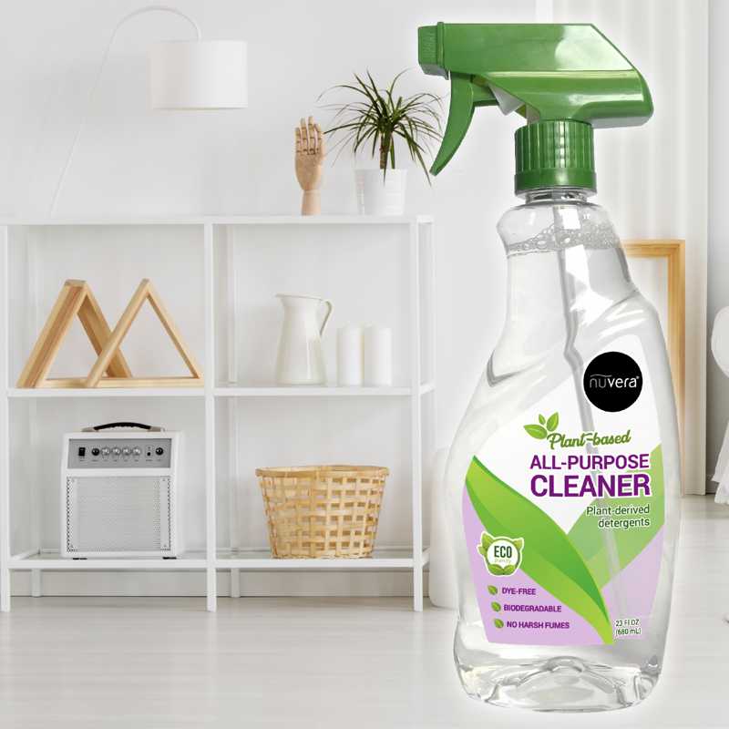 Plant based shop cleaning supplies