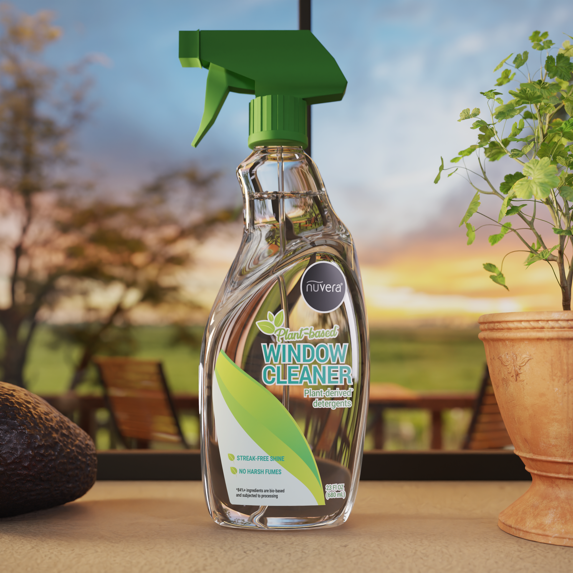 coconut palm cleaners Plant Based Window Cleaner