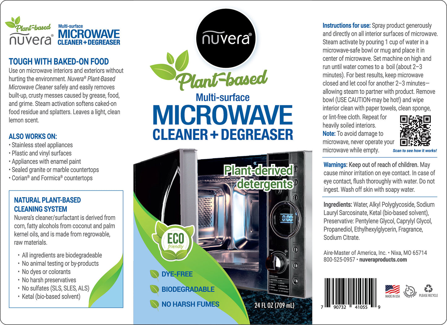 Plant Based Multi-Surface Microwave Cleaner & Degreaser