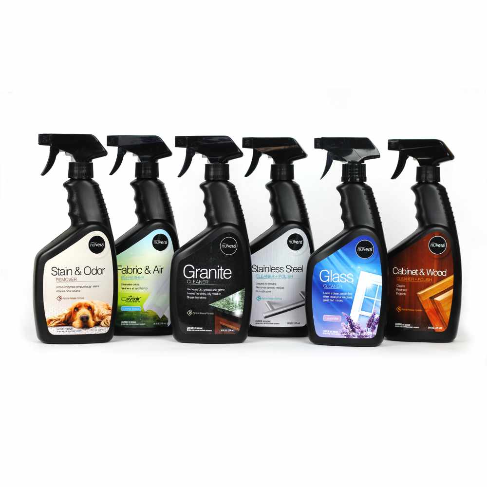 Set of 6 Cleaning Products - Nuvera